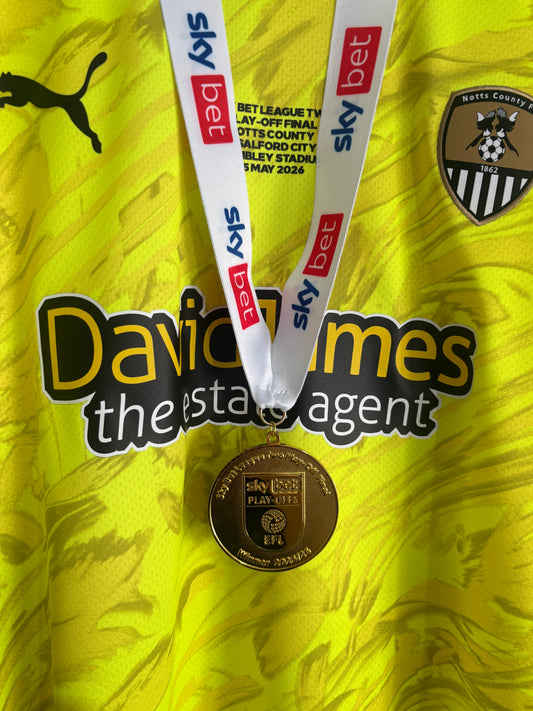 Notts County GK Goalkeeper Shirt 2025 / 2026 Play Off Final XL