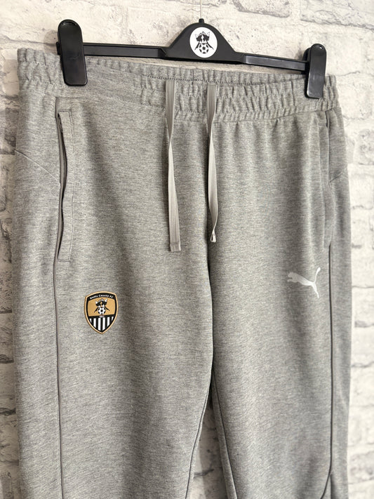 Notts County Puma Joggers Grey Large