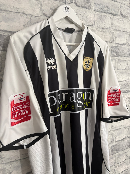 Notts County Home Shirt 2005 / 2006 XXL McGoldrick