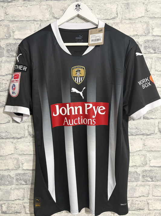 Notts County Home Shirt 2024 / 2025 Large (New)