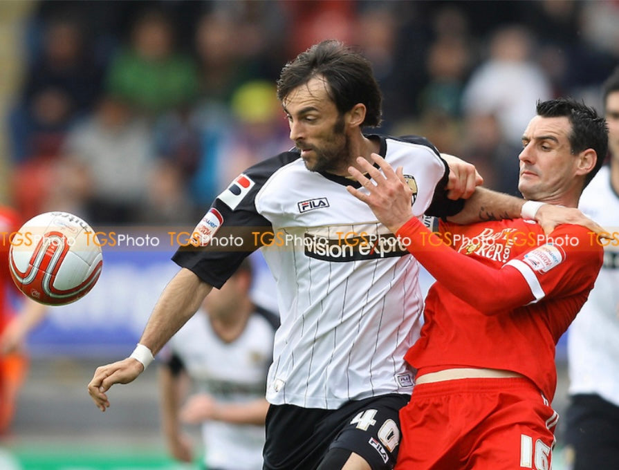 Notts County Home Shirt 2011 / 2012 Large Match Worn Player Issue