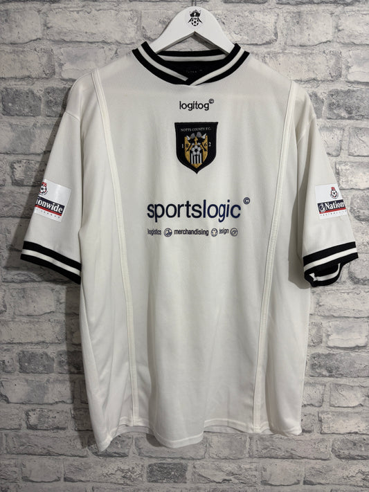 Notts County Away Shirt 2000 / 2001 Large