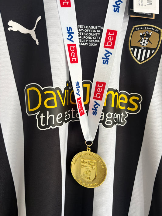 Notts County Home Shirt 2025 / 2026 Play Off Final Large