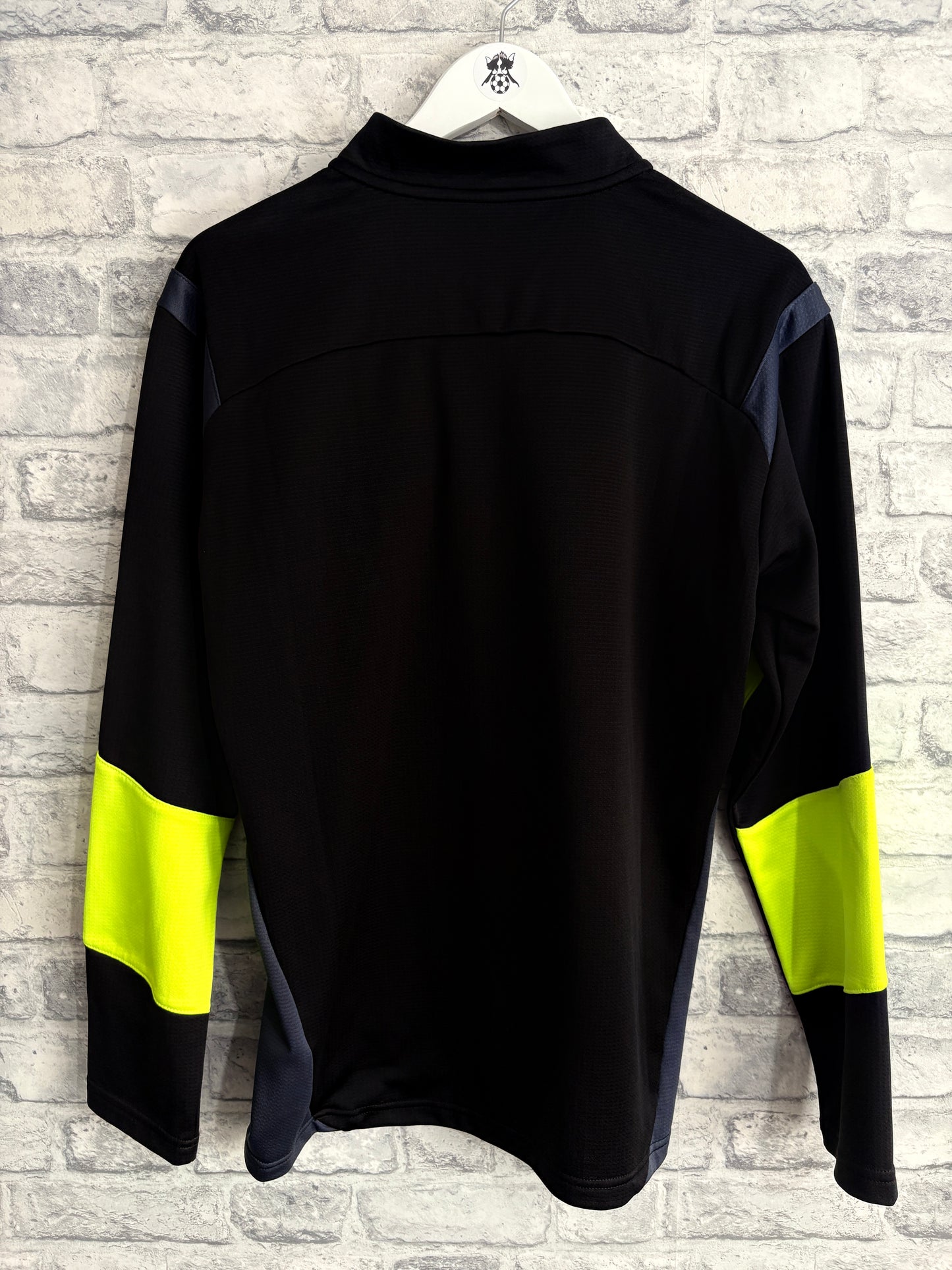 Notts County Puma King 1/4 Zip Sweat Top Grey Medium