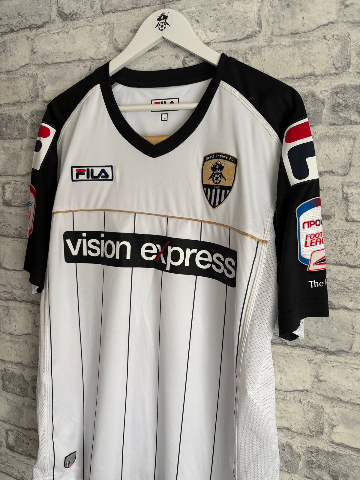 Notts County Home Shirt 2011 / 2012 Large Match Worn Player Issue