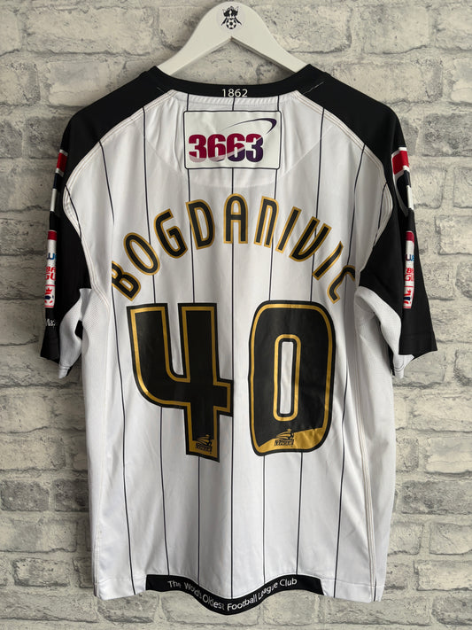 Notts County Home Shirt 2011 / 2012 Large Match Worn Player Issue