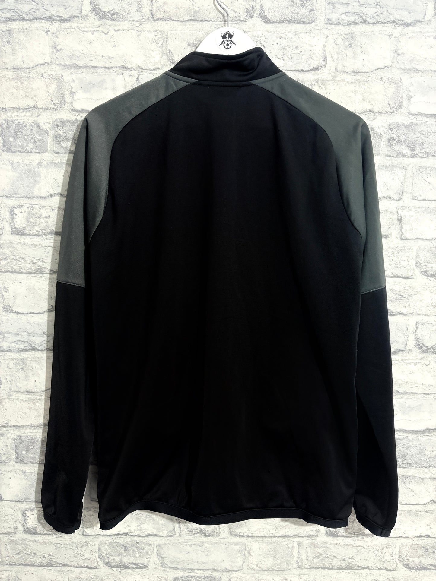 Notts County Puma Tracksuit Top Black Medium