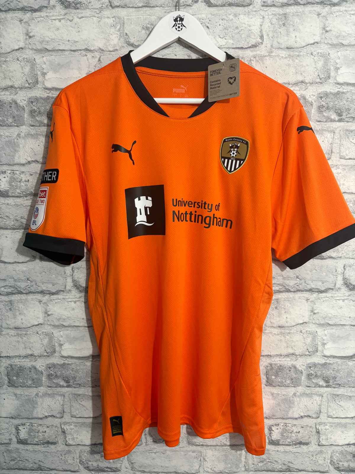 Notts County Away Shirt 2024 / 2025 Large (New)