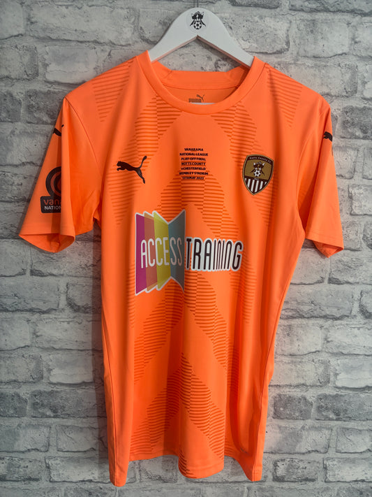 Notts County GK Goalkeeper Shirt 2022 / 2023 Play Off Final Medium
