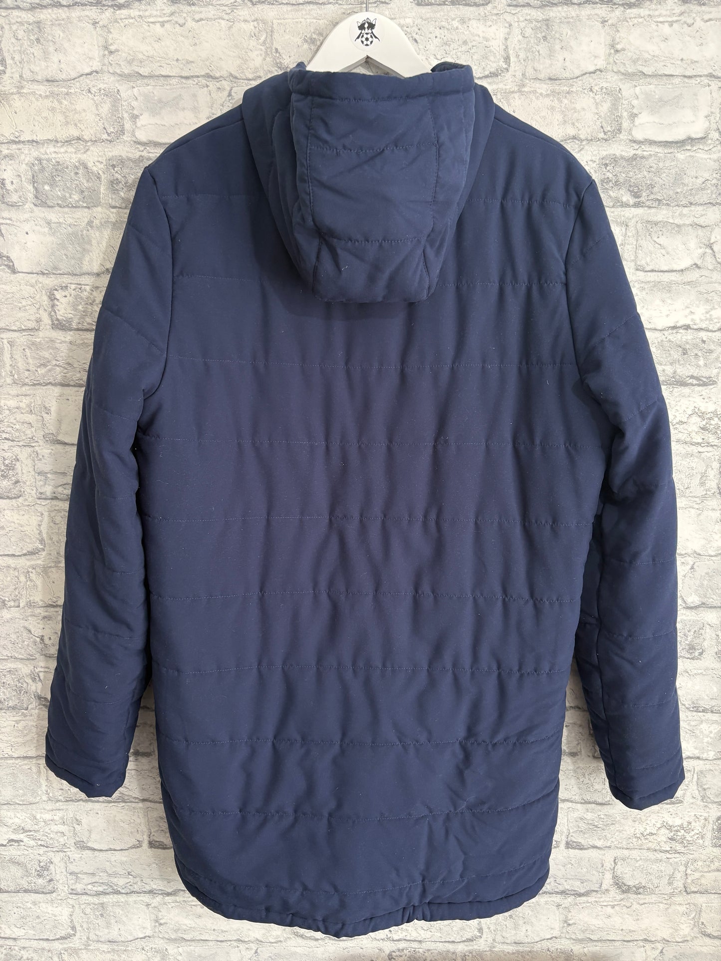 Notts County New Balance Bench Jacket Coat Navy Medium