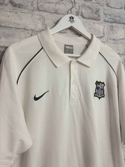 Notts County Nike Polo Shirt White XXL