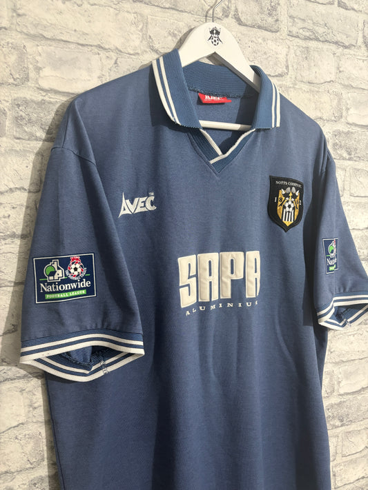 (Notts County Away Shirt 1997 / 1998 XL