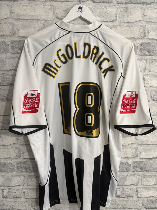 Notts County Home Shirt 2005 / 2006 XXL McGoldrick