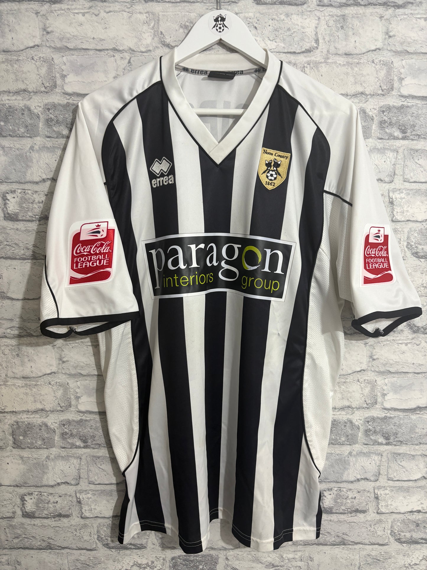 Notts County Home Shirt 2005 / 2006 XXL PIPE