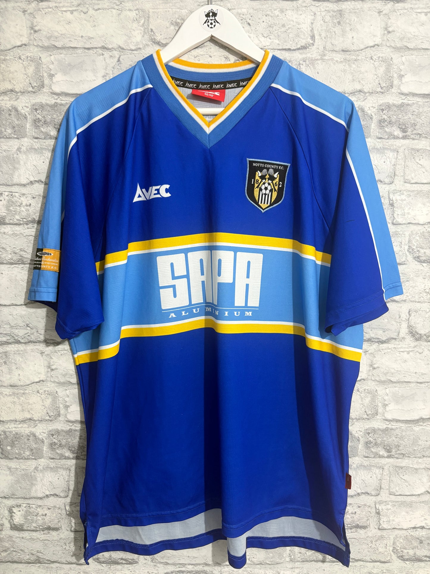 Notts County Away Shirt 1999 / 2000 XL