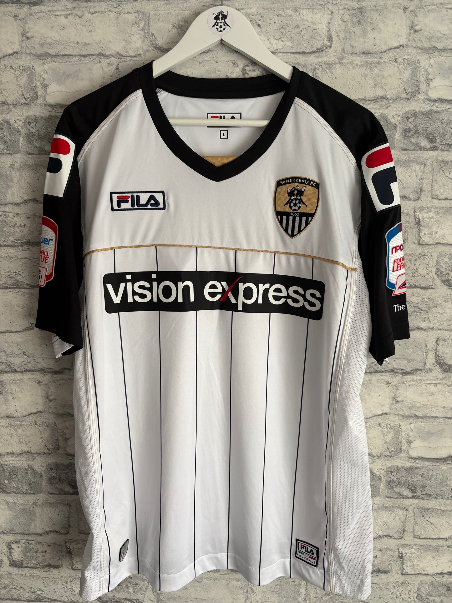 Notts County Home Shirt 2011 / 2012 Large Match Worn Player Issue