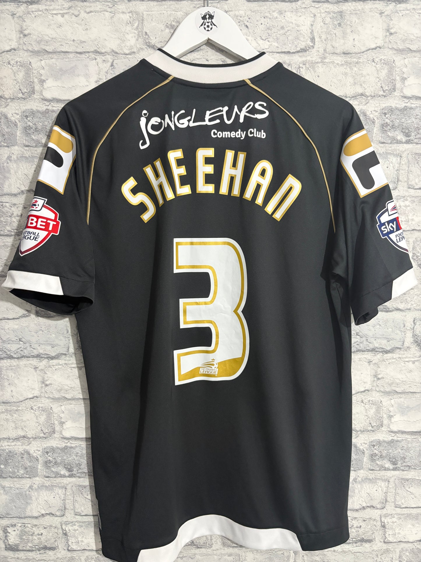Notts County Home Shirt 2013 / 2014 Medium Match Worn Player Issue