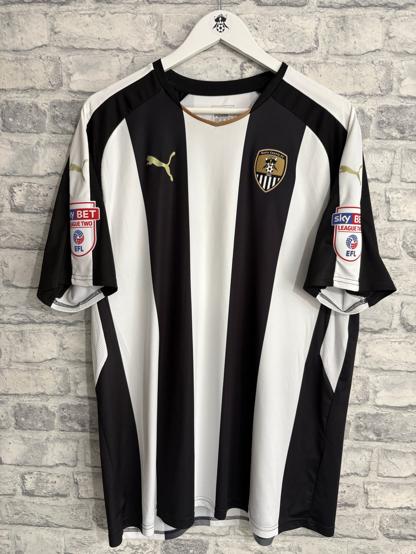 Notts County Home Shirt 2017 / 2018 XXL