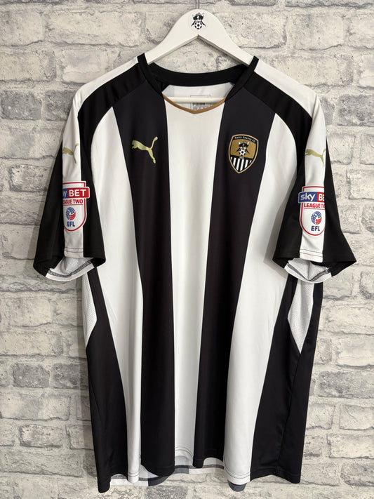Notts County Home Shirt 2017 / 2018 XXL