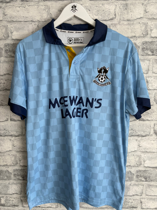 Notts County Away Shirt 1989 / 1990 TERRACE Reissue Large