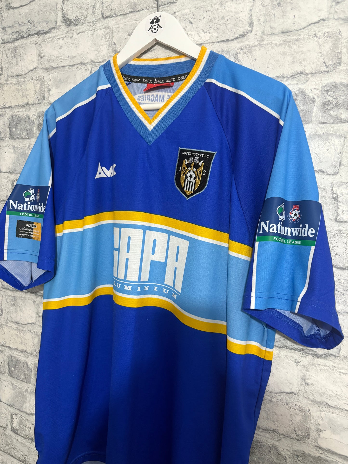 Notts County Away Shirt 1999 / 2000 XL