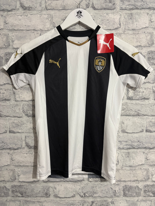 Notts County Home Shirt 2017 / 2018 Kids 9-10 years (New)