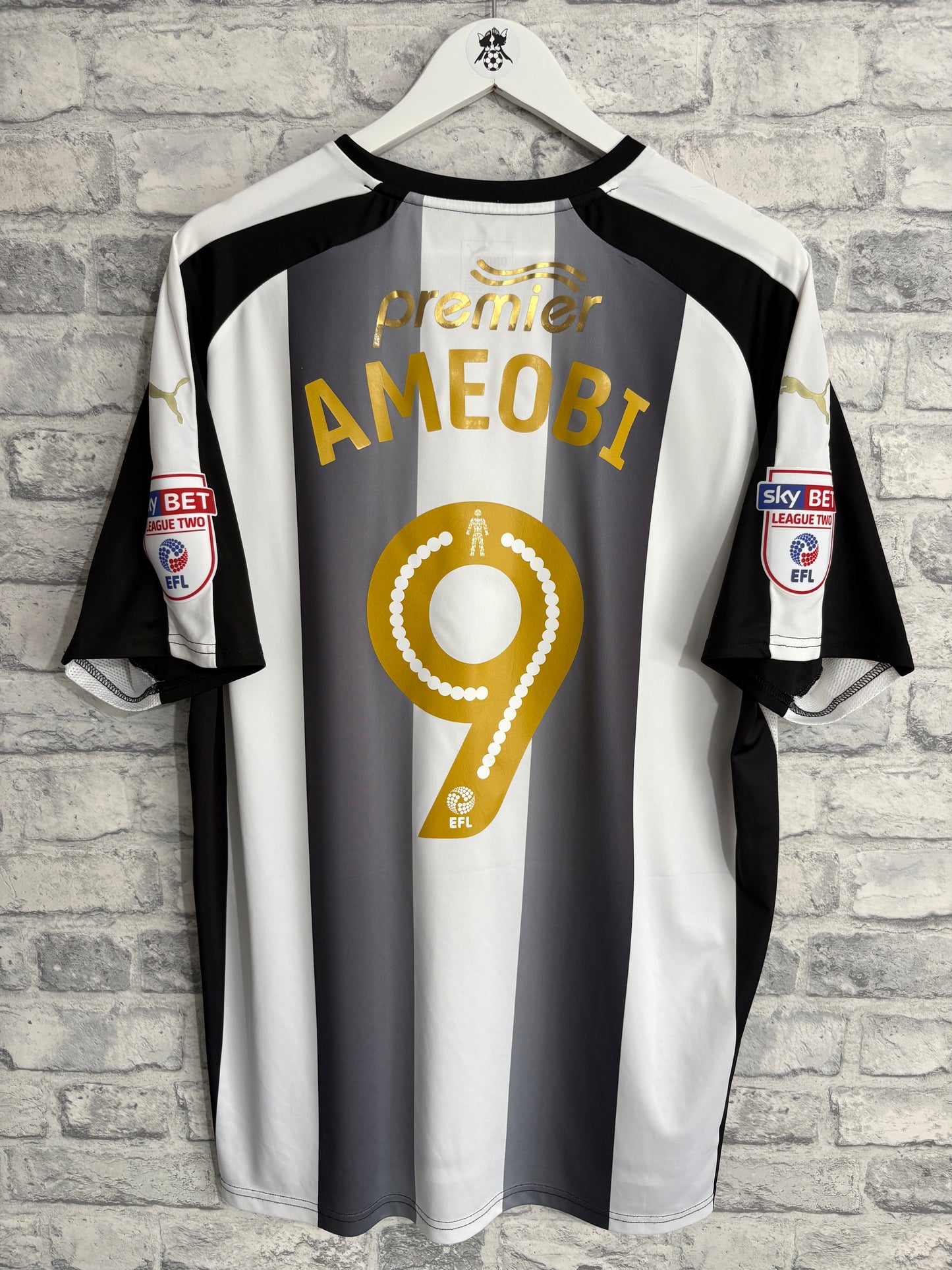 Notts County Home Shirt 2017 / 2018 XXL