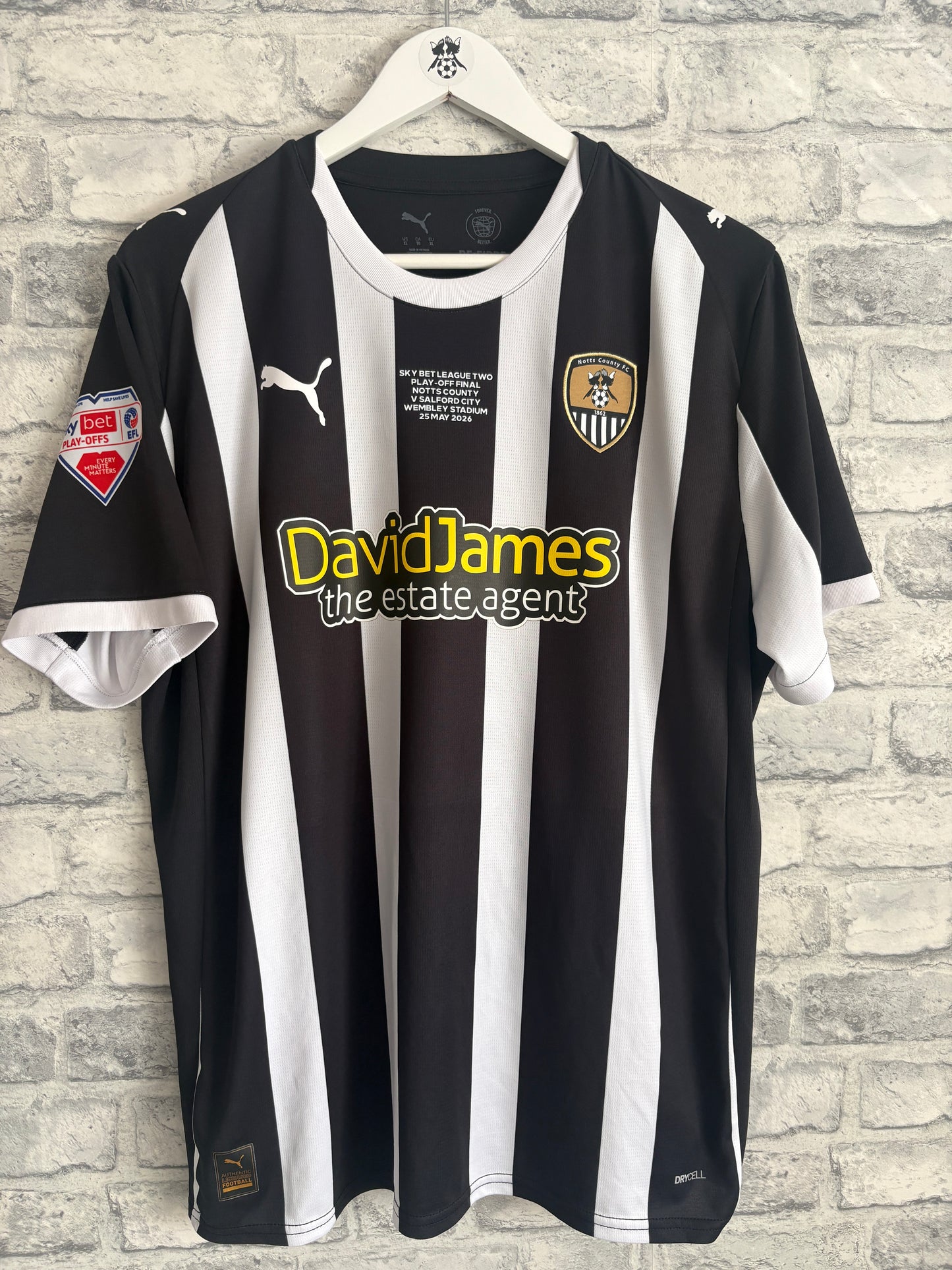 Notts County Home Shirt 2025 / 2026 Play Off Final XL