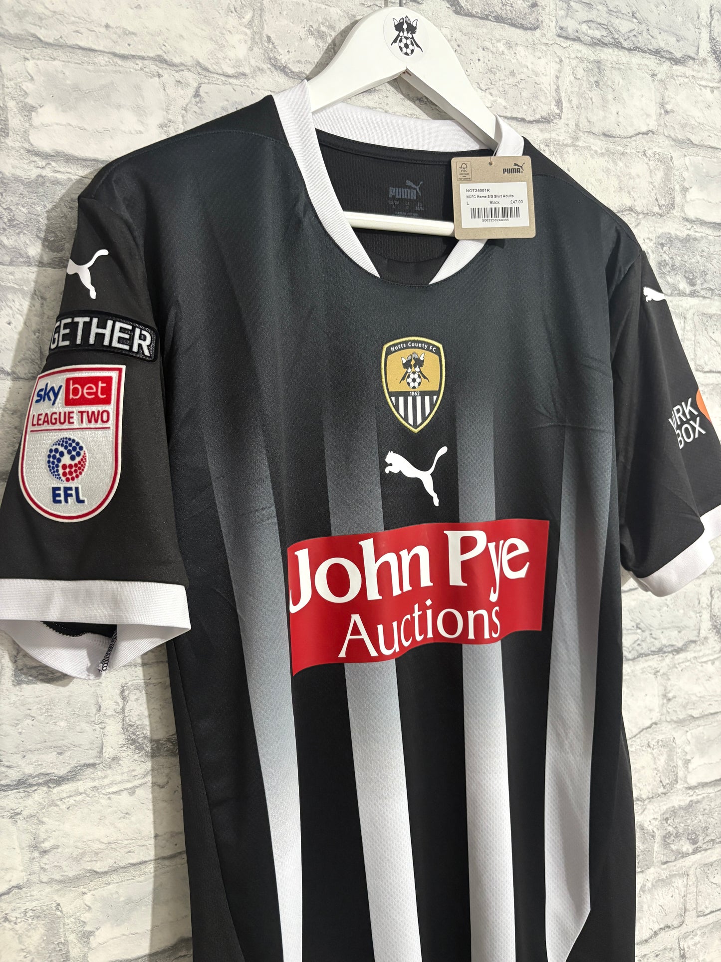 Notts County Home Shirt 2024 / 2025 Large (New)