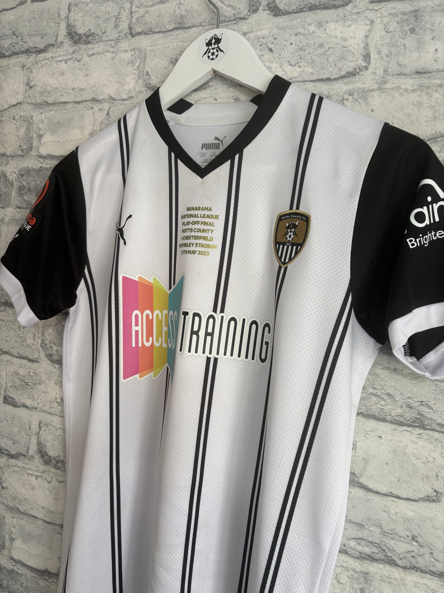Notts County Home Shirt 2022 / 2023 Play Off Final Wembley Youth