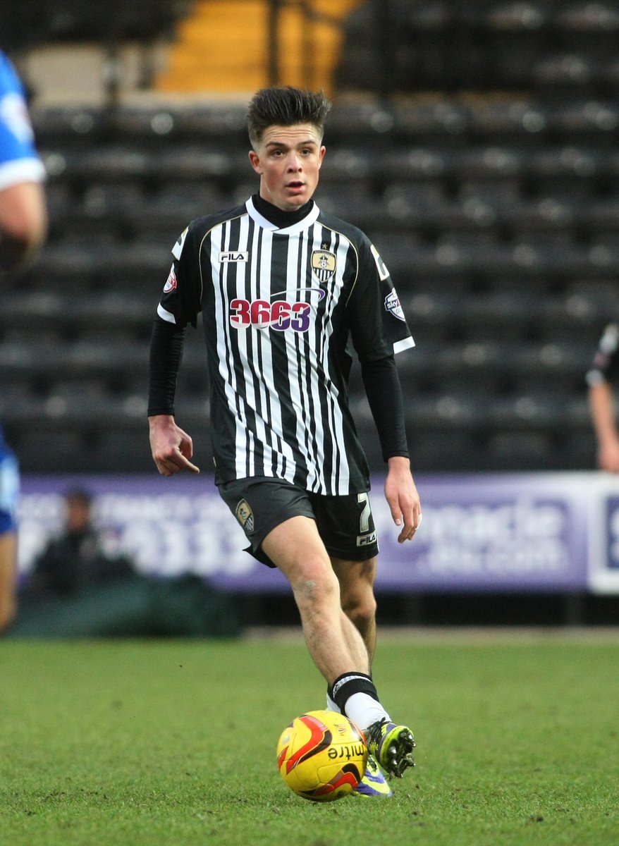 Notts County Home Shirt 2013 / 2014 XLJ Youths Jack Grealish