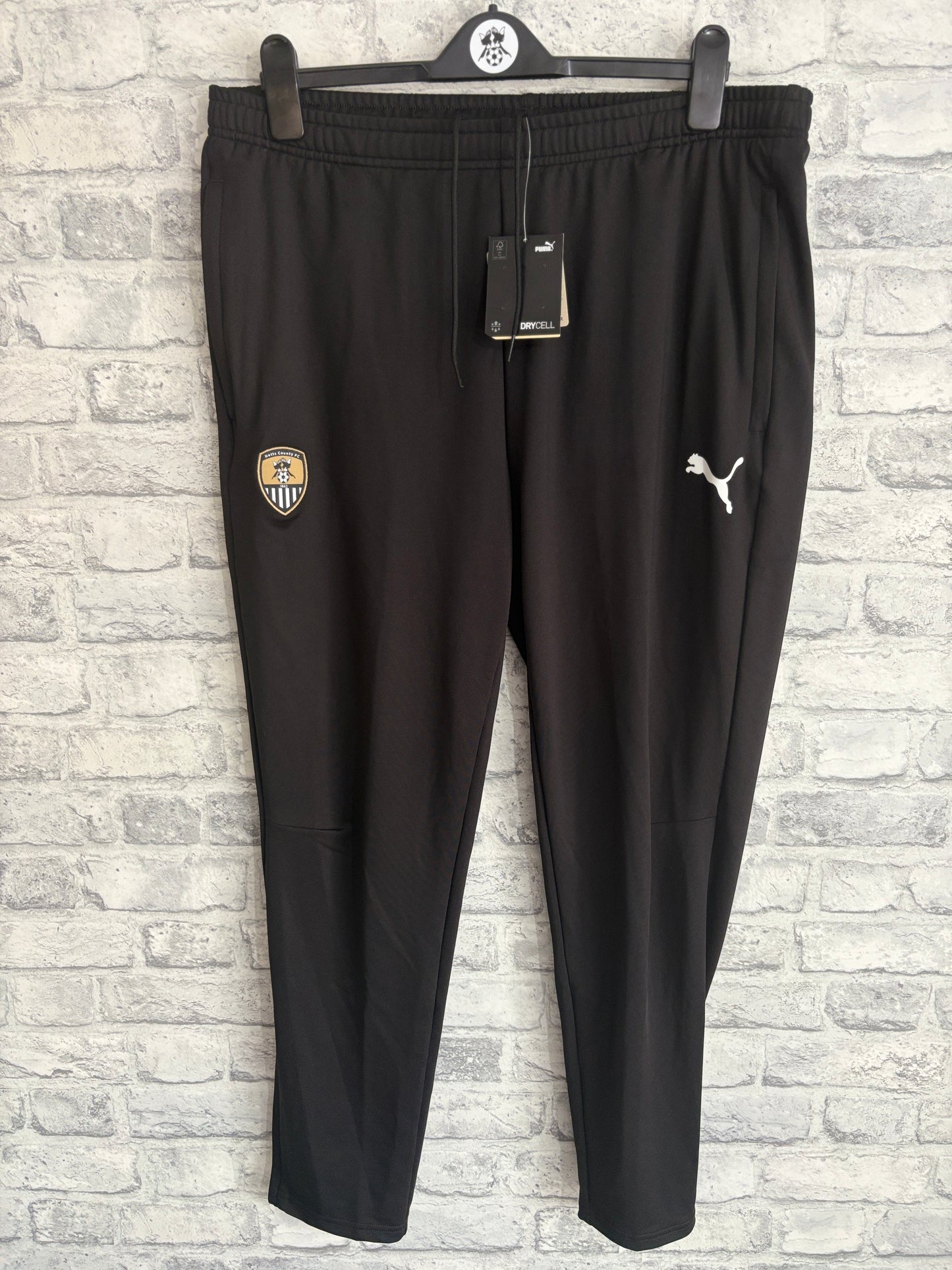 Notts County Puma Tracksuit Bottoms Black XL (NEW)