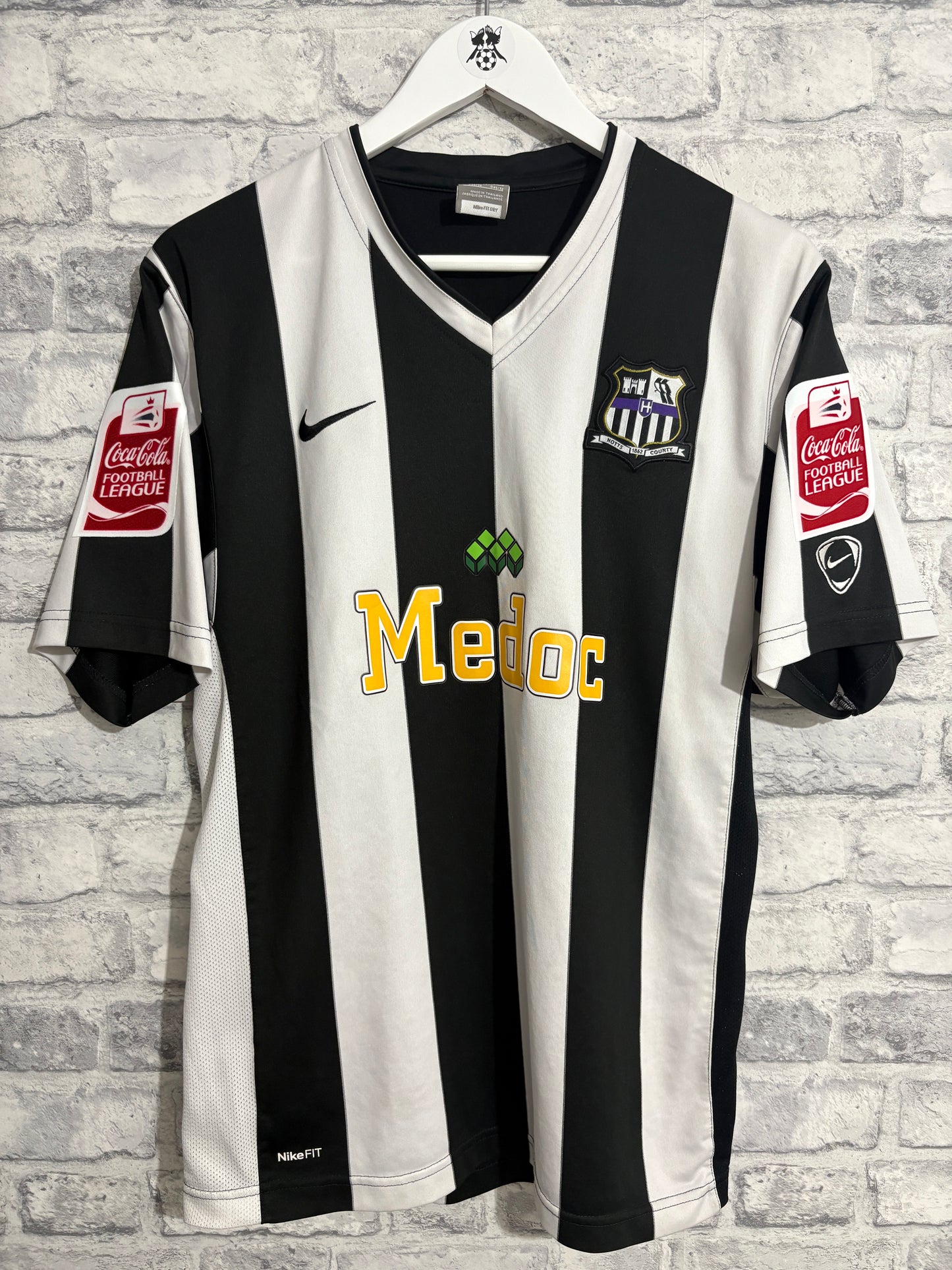 Notts County Home Shirt 2009 / 2010 Medium