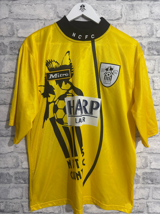 Notts County Away Shirt 1995 / 1996 Large