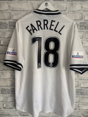 Notts County Away Shirt 2000 / 2001 Large FARRELL