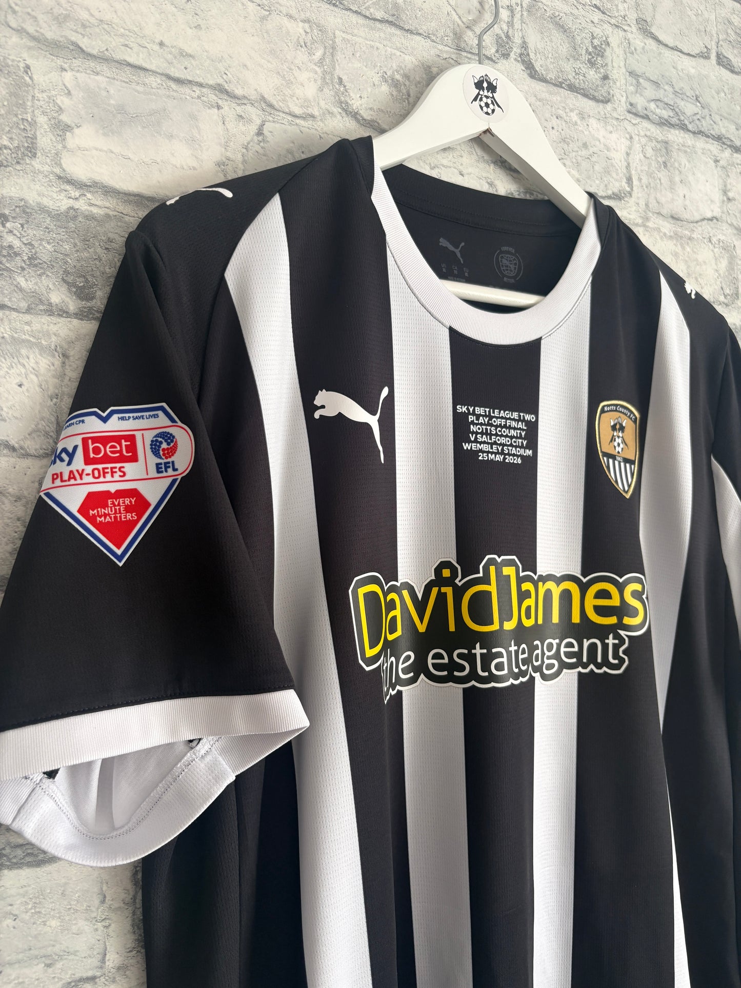 Notts County Home Shirt 2025 / 2026 Play Off Final XL
