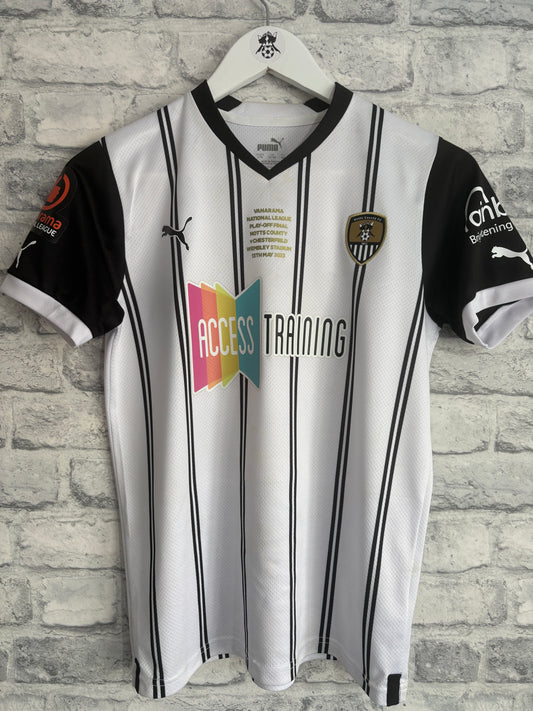 Notts County Home Shirt 2022 / 2023 Play Off Final Wembley Youth