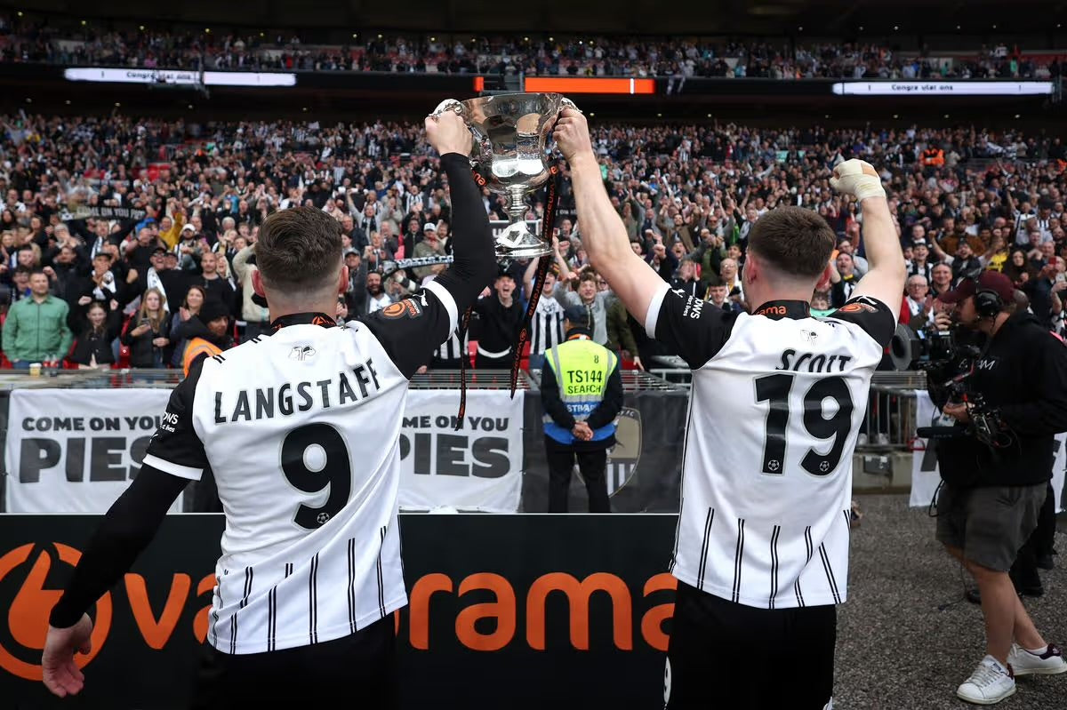 Notts County Home Shirt 2022 / 2023 Play Off Final Wembley Youth