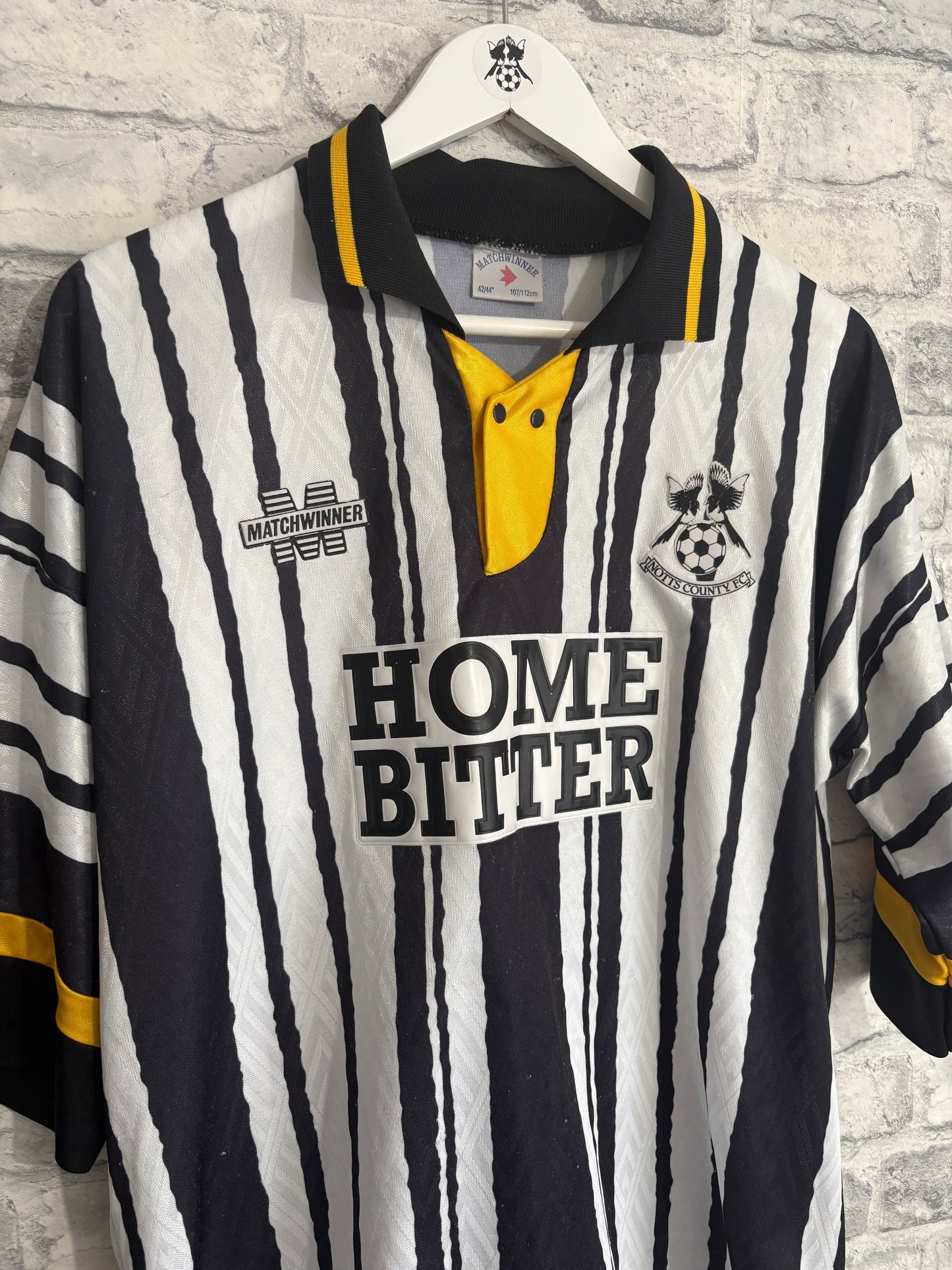 Notts County Home Shirt 1993 / 1994 Large