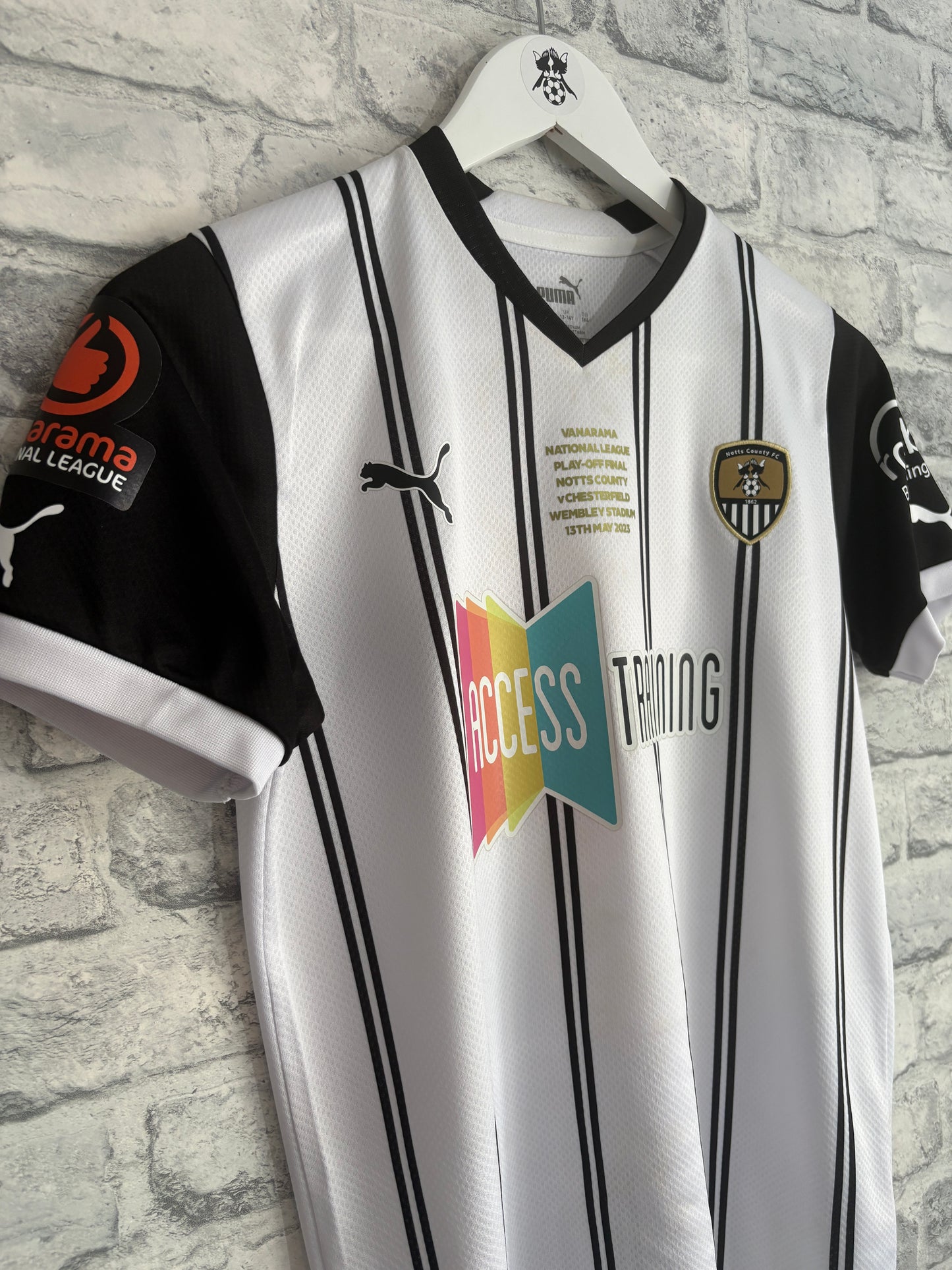 Notts County Home Shirt 2022 / 2023 Play Off Final Wembley Youth