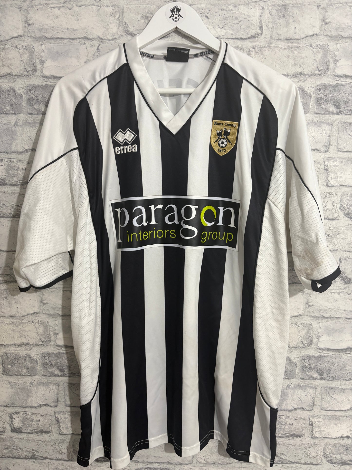 Notts County Home Shirt 2005 / 2006 XXL SCOFFHAM