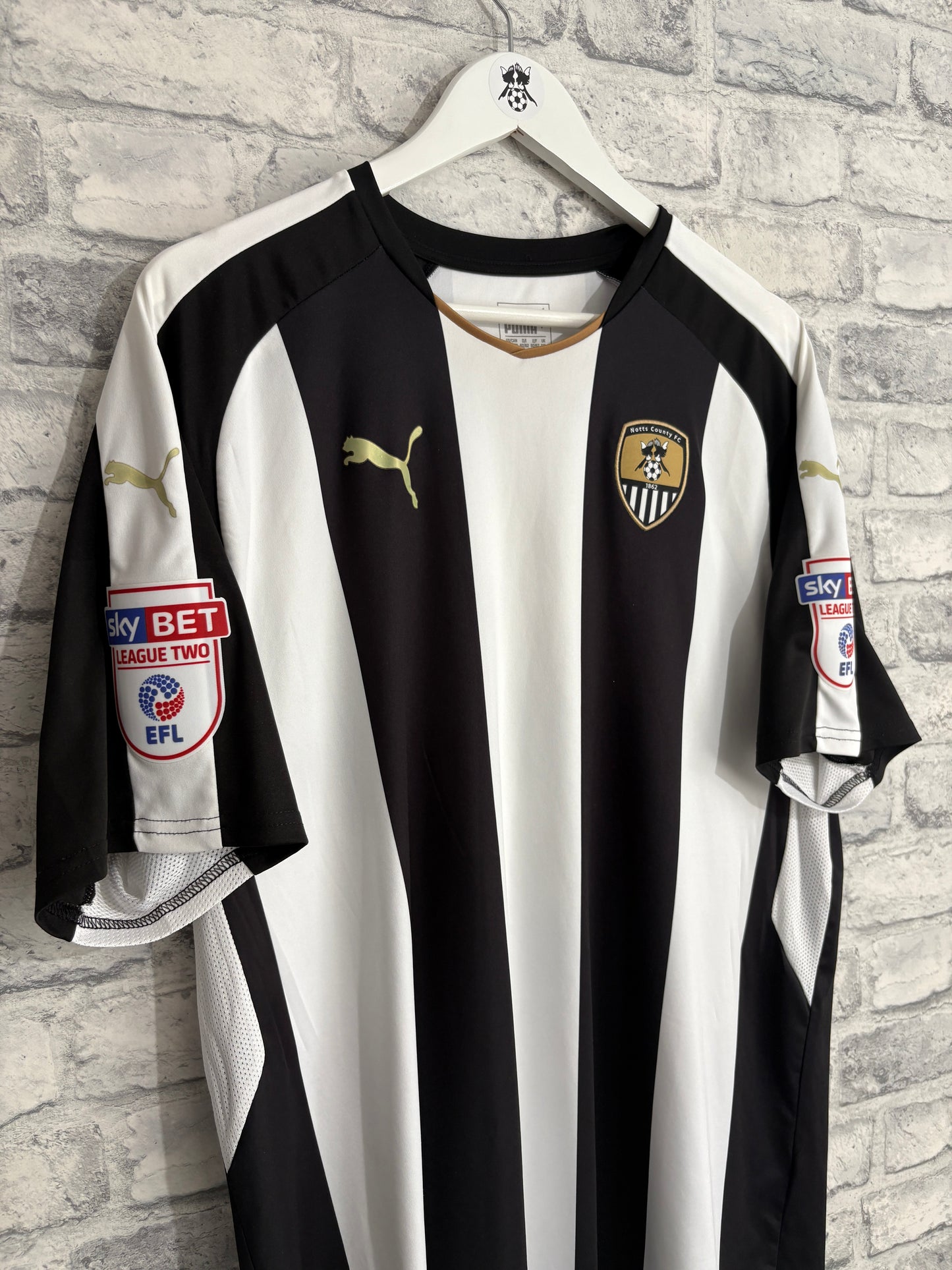 Notts County Home Shirt 2017 / 2018 XXL