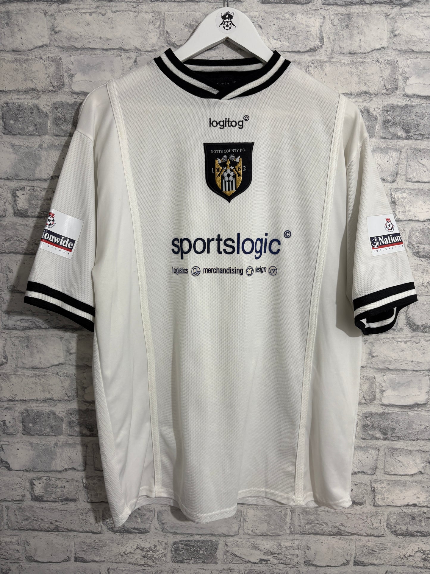 Notts County Away Shirt 2000 / 2001 Large
