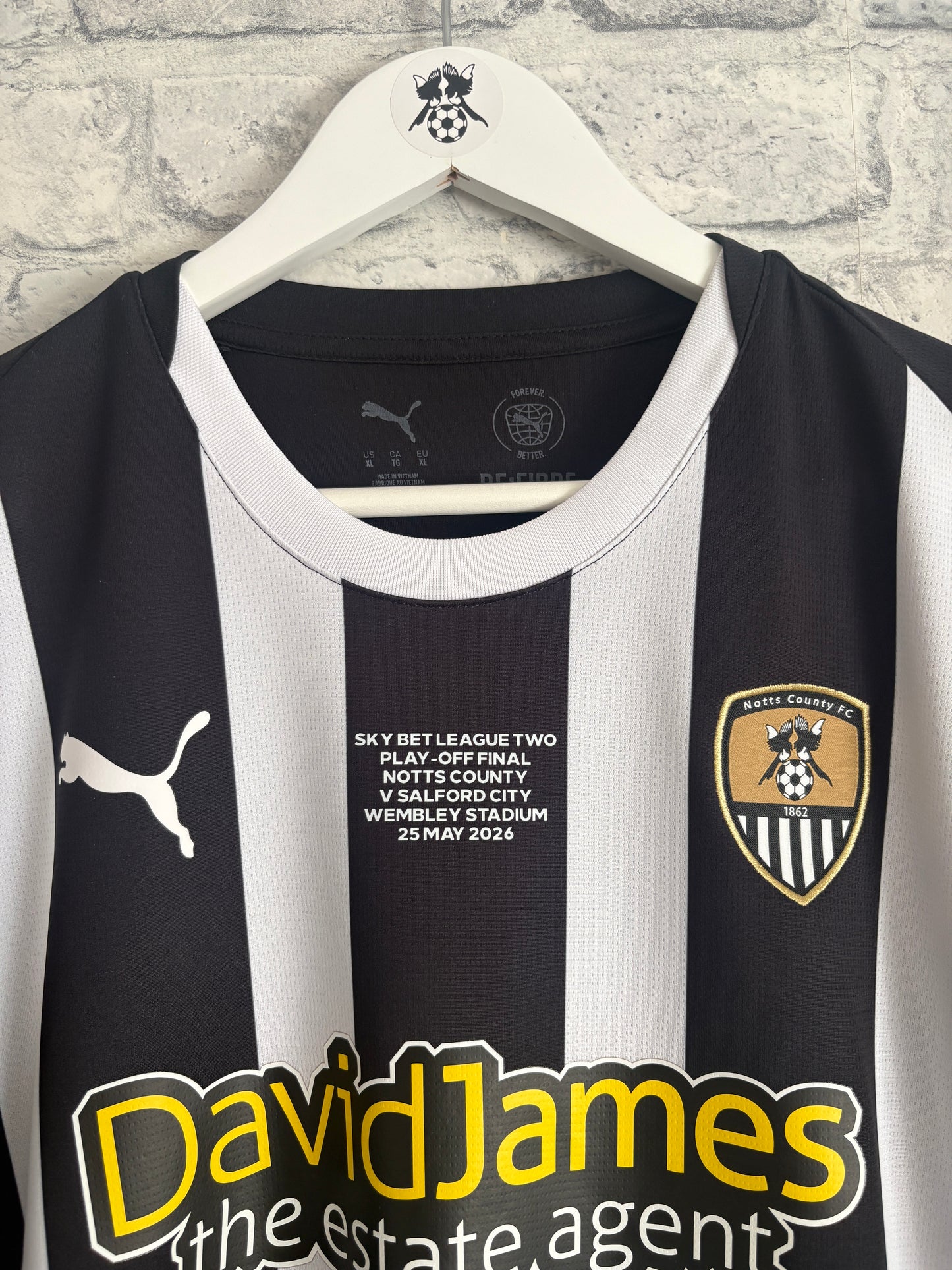 Notts County Home Shirt 2025 / 2026 Play Off Final XL