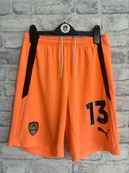 Notts County Goalkeeper Shorts 2023 Archie Mair Small