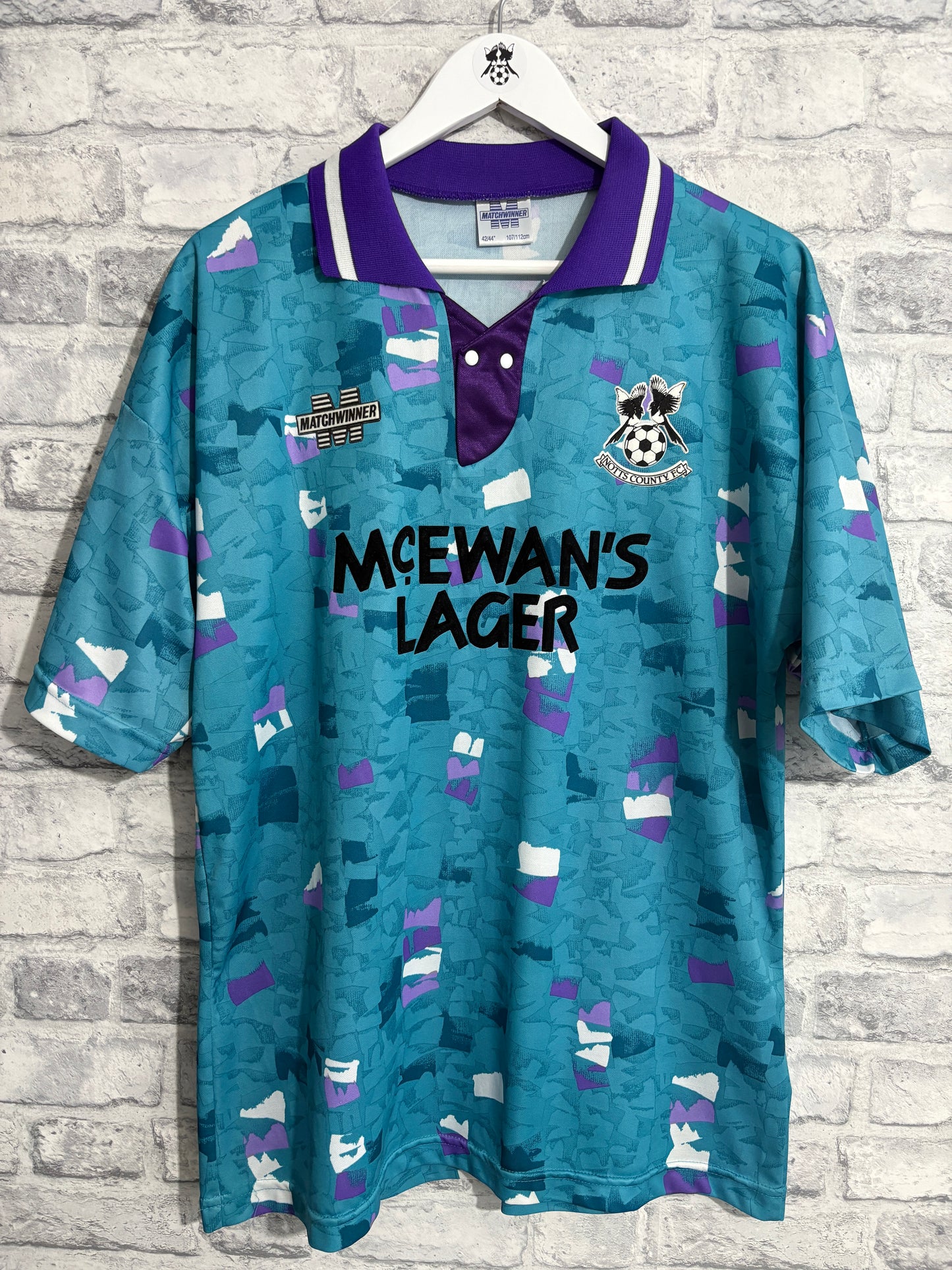 Notts County Away Shirt 1993 / 1994 Large