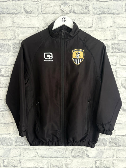 Notts County Carbrini Tracksuit Top Large Boys