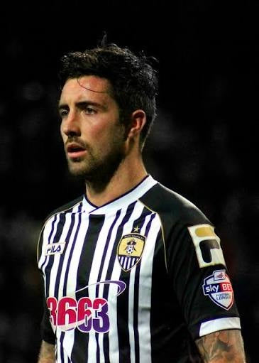 Notts County Home Shirt 2013 / 2014 Medium Match Worn Player Issue