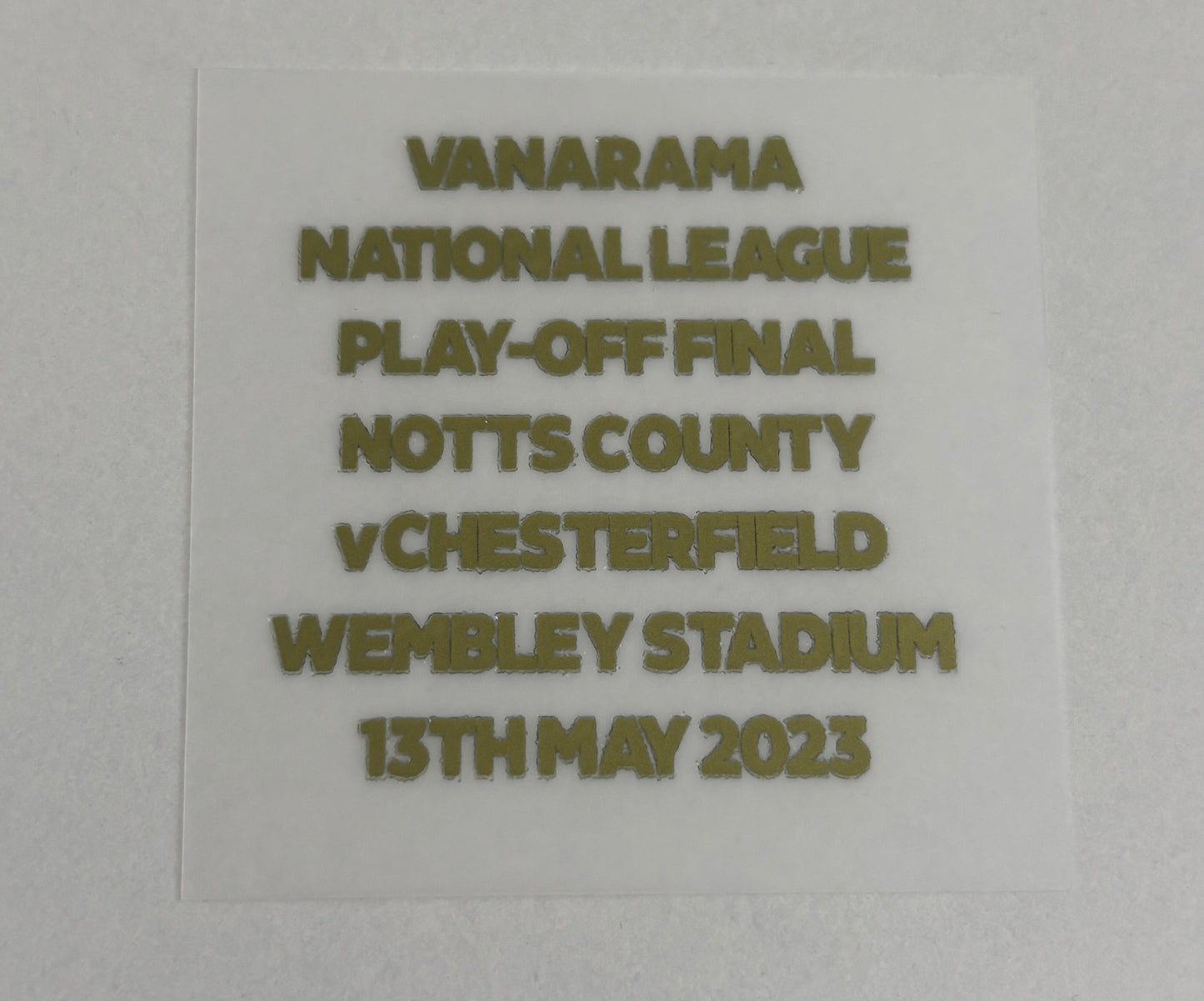 Play Off Final 2023