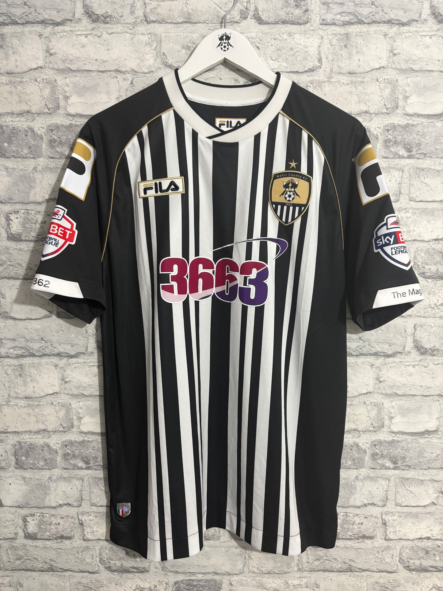 Notts County Home Shirt 2013 / 2014 Medium